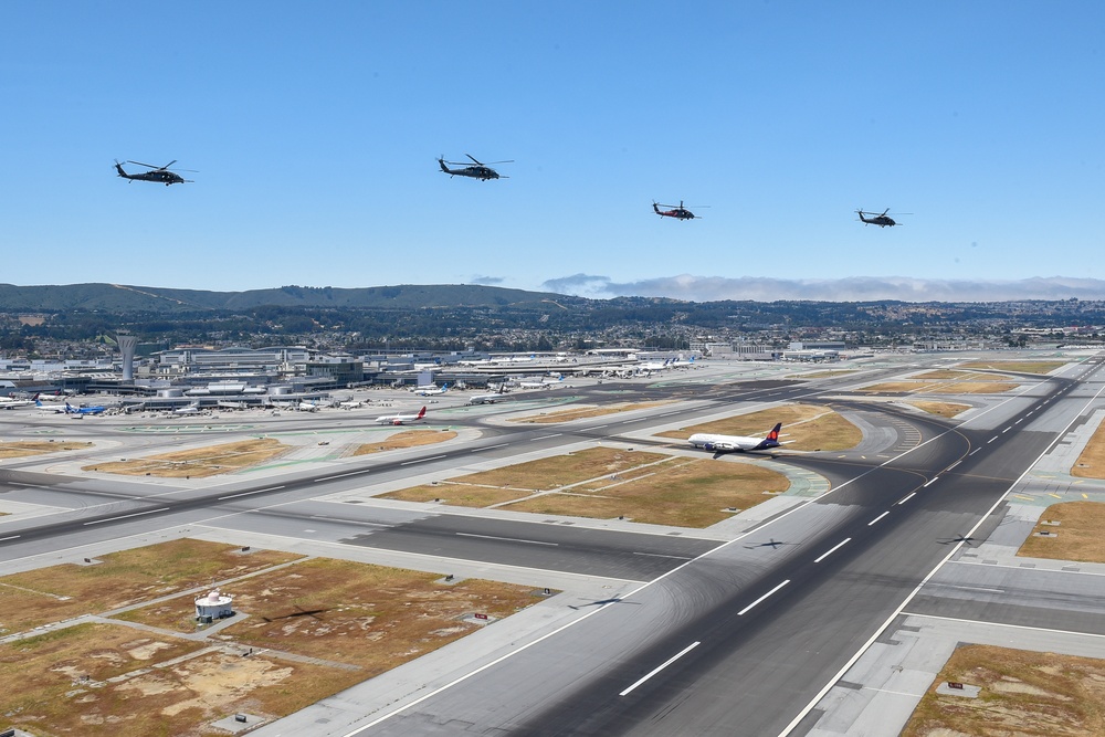 HH-60G Pave Hawk formation flight