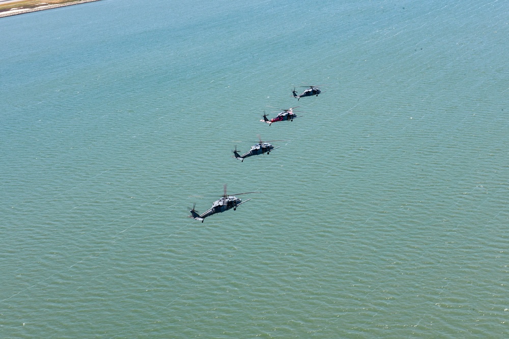 HH-60G Pave Hawk formation flight