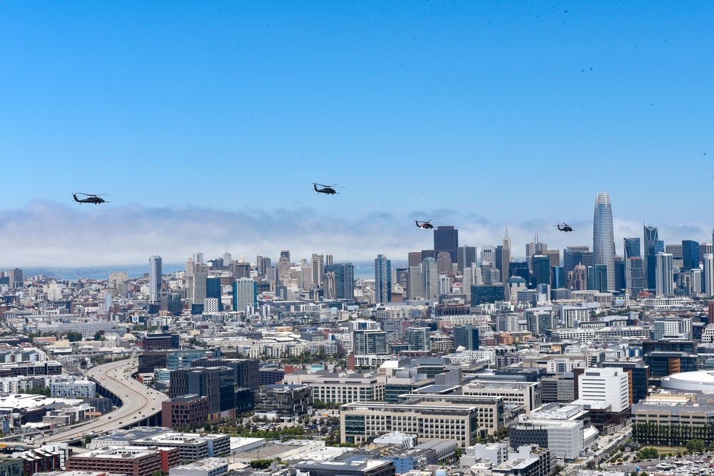 HH-60G Pave Hawk formation flight