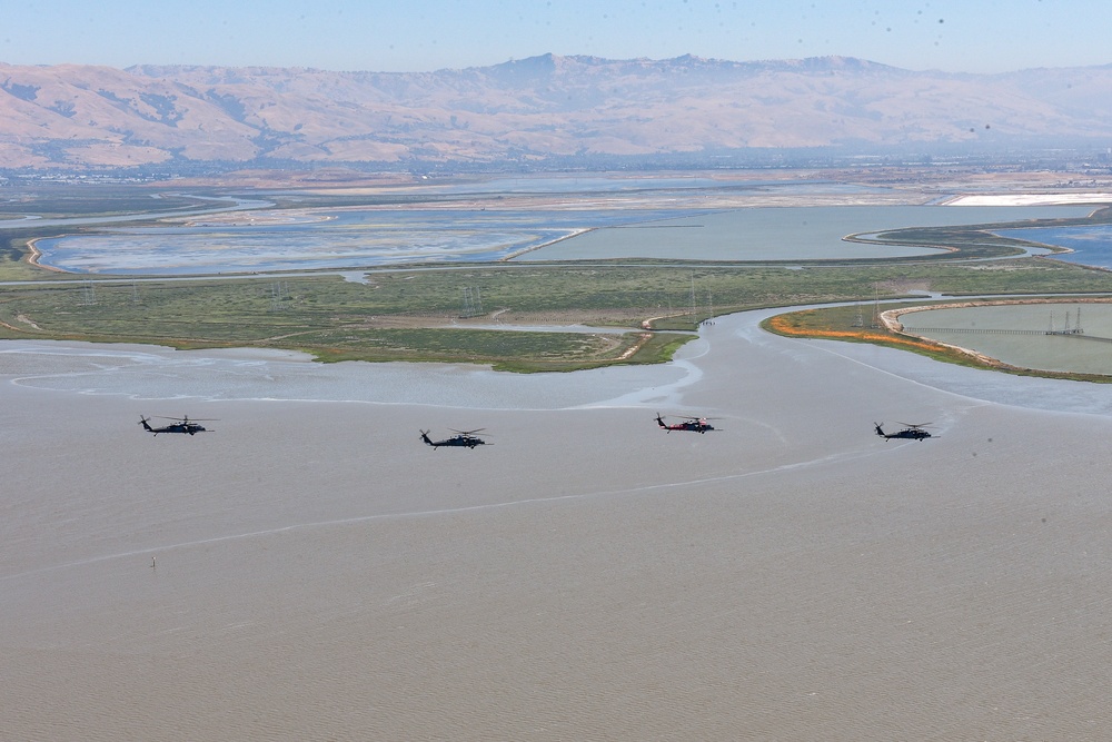 HH-60G Pave Hawk formation flight