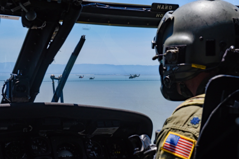 HH-60G Pave Hawk formation flight