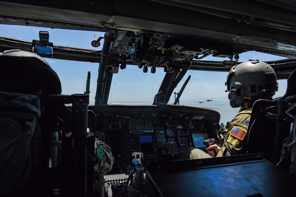 HH-60G Pave Hawk formation flight