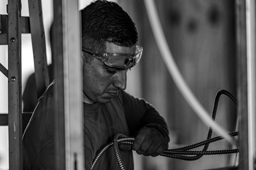 Civil Engineers from 161st Air Refueling Wing Aid Construction at March Air Reserve Base