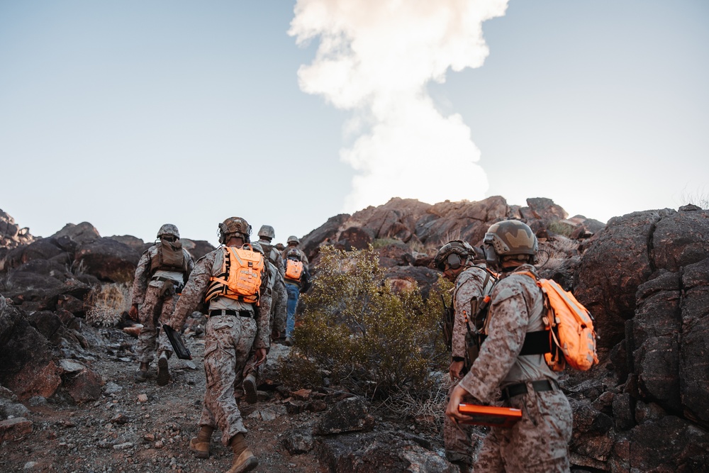 Marines with 3/25 conduct company attacks during ITX 4-24