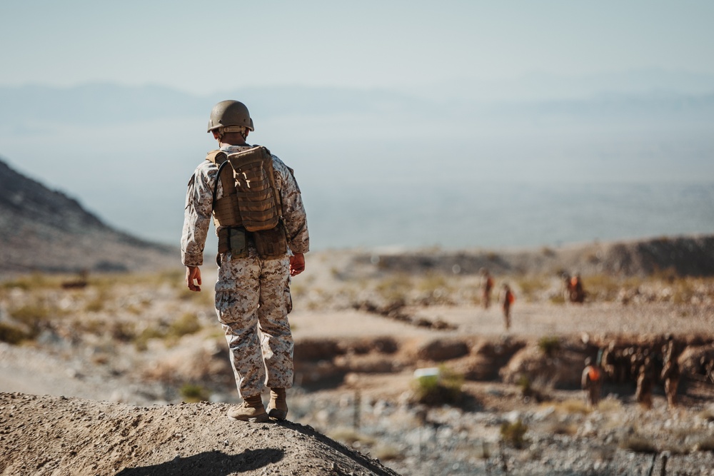 Marines with 3/25 conduct company attacks during ITX 4-24