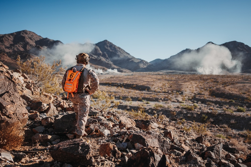 Marines with 3/25 conduct company attacks during ITX 4-24
