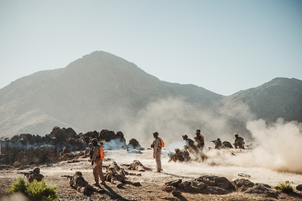 Marines with 3/25 conduct company attacks during ITX 4-24
