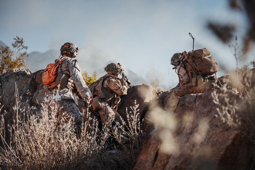 Marines with 3/25 conduct company attacks during ITX 4-24