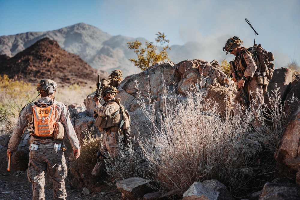 Marines with 3/25 conduct company attacks during ITX 4-24