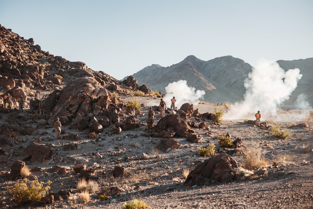 Marines with 3/25 conduct company attacks during ITX 4-24