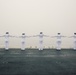 George Washinton Sailors Man the Rails