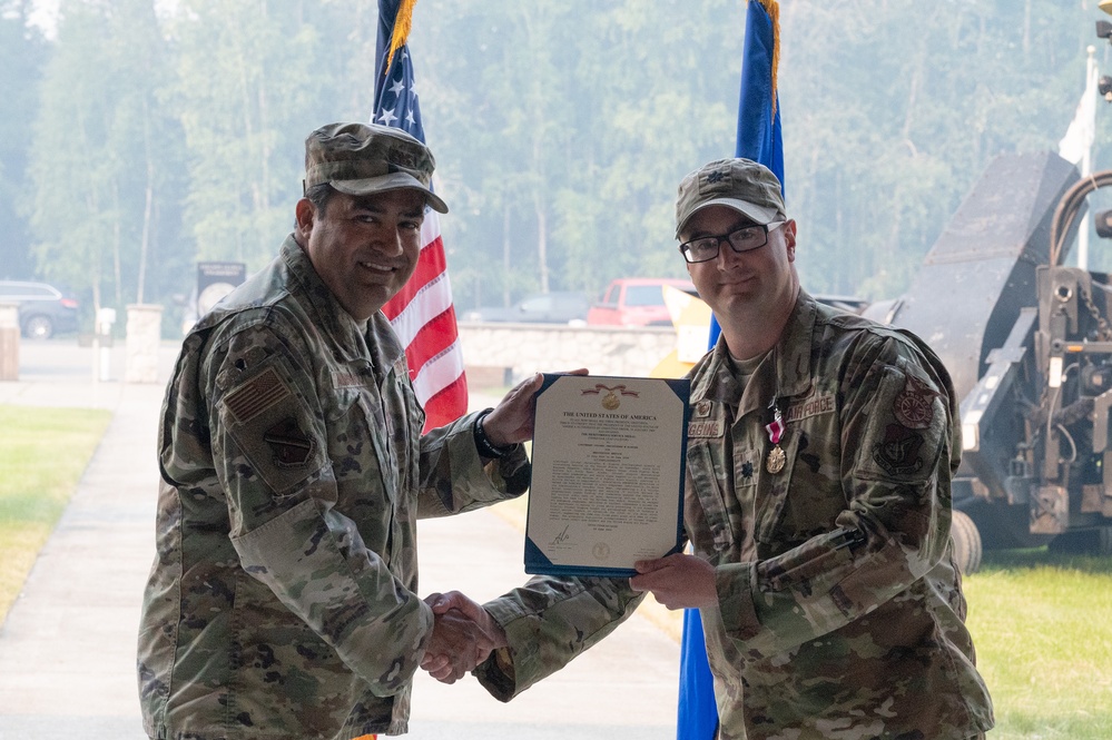 354th Civil Engineering Squadron Change of Command