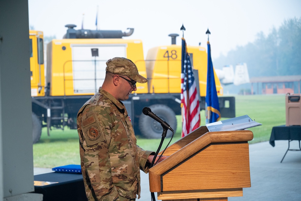 354th Civil Engineering Squadron Change of Command