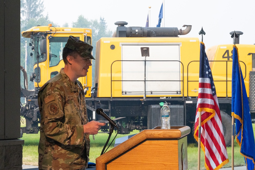 354th Civil Engineering Squadron Change of Command