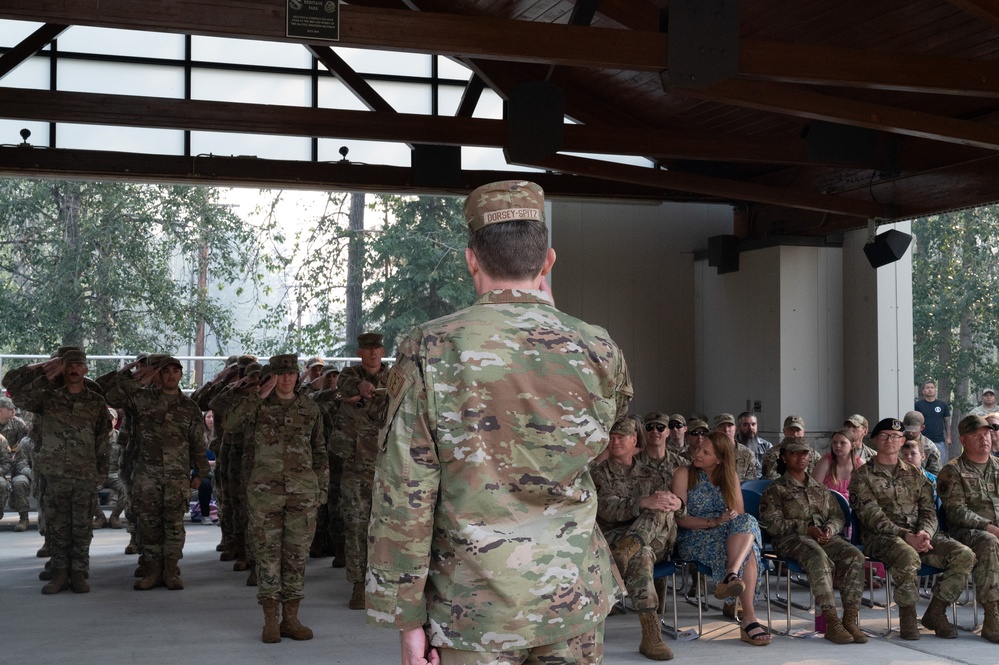 354th Civil Engineering Squadron Change of Command