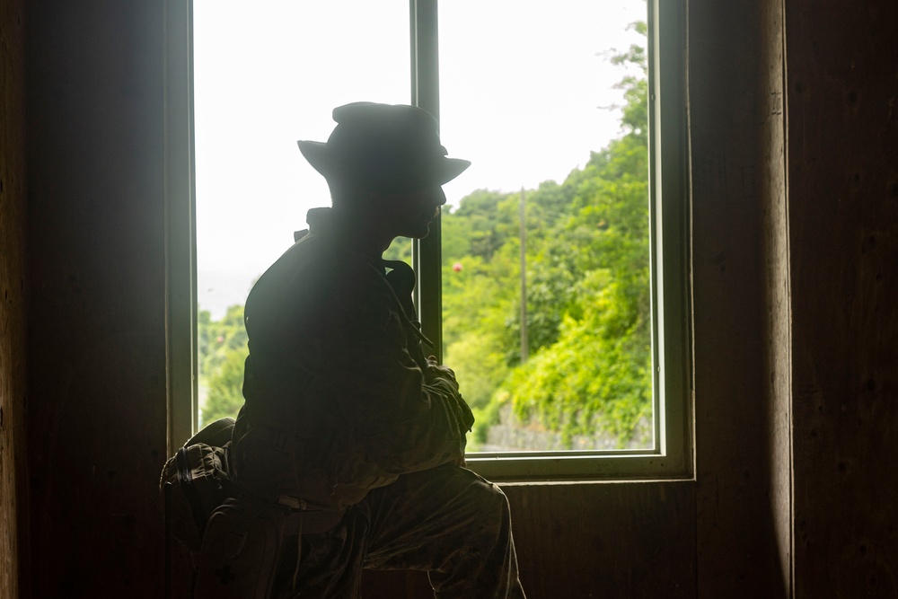 U.S. Marines Setup a Defense in an Urban Environment During Korea Viper 24.2