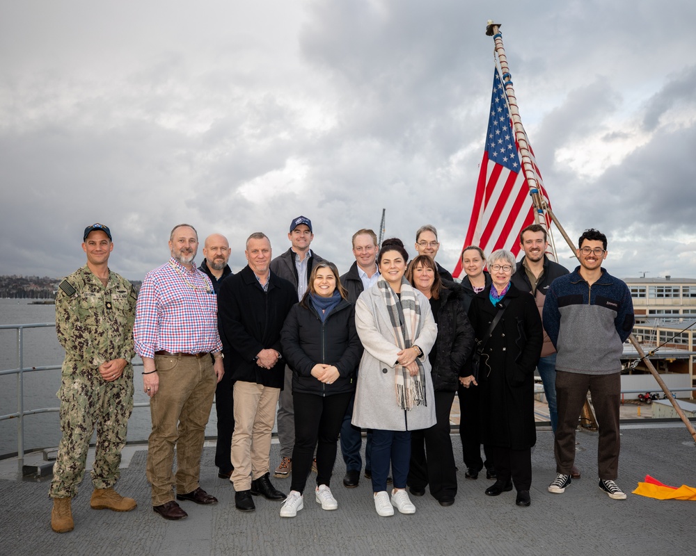 Emory S. Land Hosts Tour in Sydney