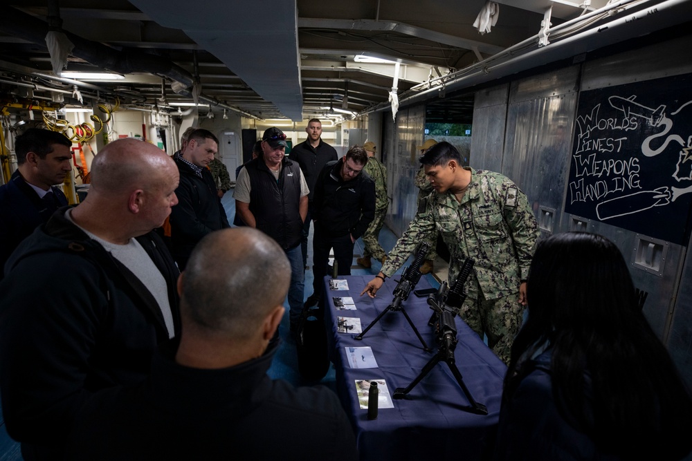 Emory S. Land Hosts Tour in Sydney