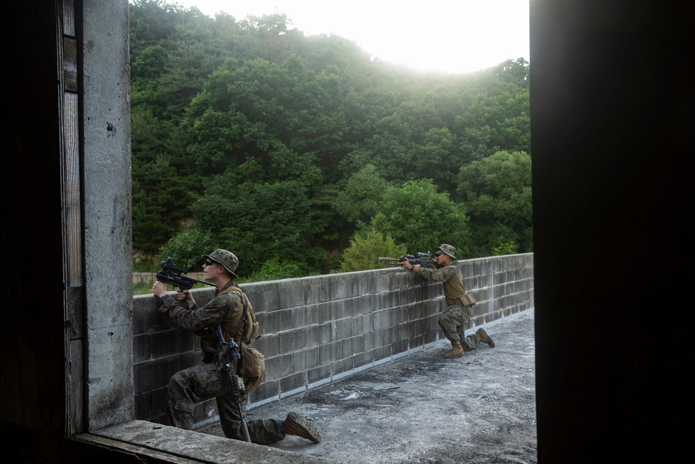 U.S. Marines Setup a Defense in an Urban Environment During Korea Viper 24.2