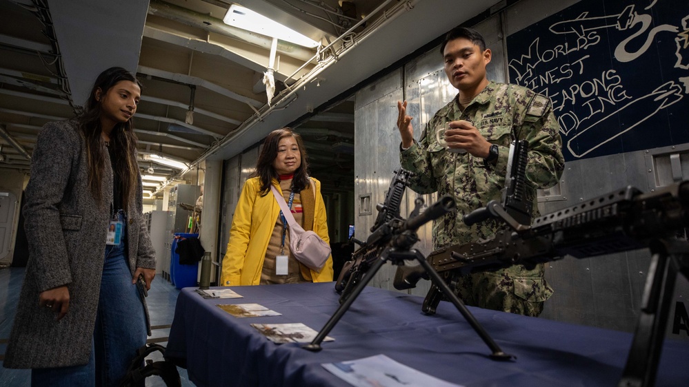 Emory S. Land Hosts Tour in Sydney