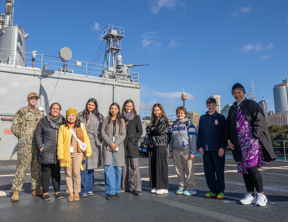 Emory S. Land Hosts Tour in Sydney