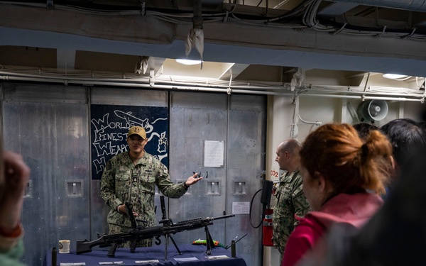 Emory S. Land Hosts Tour in Sydney