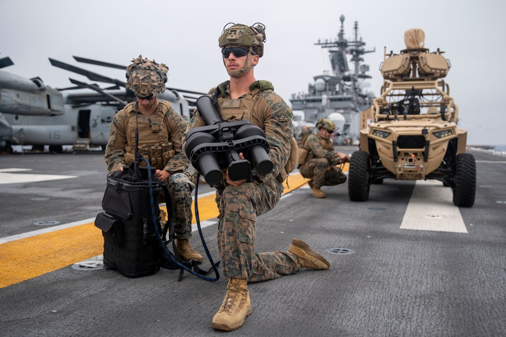 15th MEU, USS Boxer Conduct Counter UAS Drill