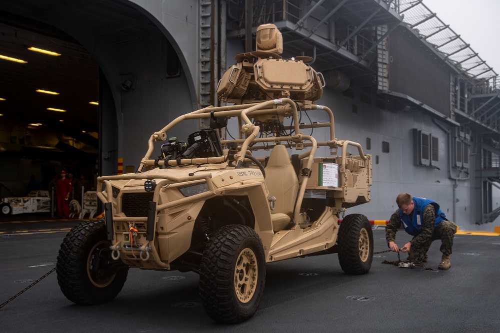 15th MEU, USS Boxer Conduct Counter UAS Drill
