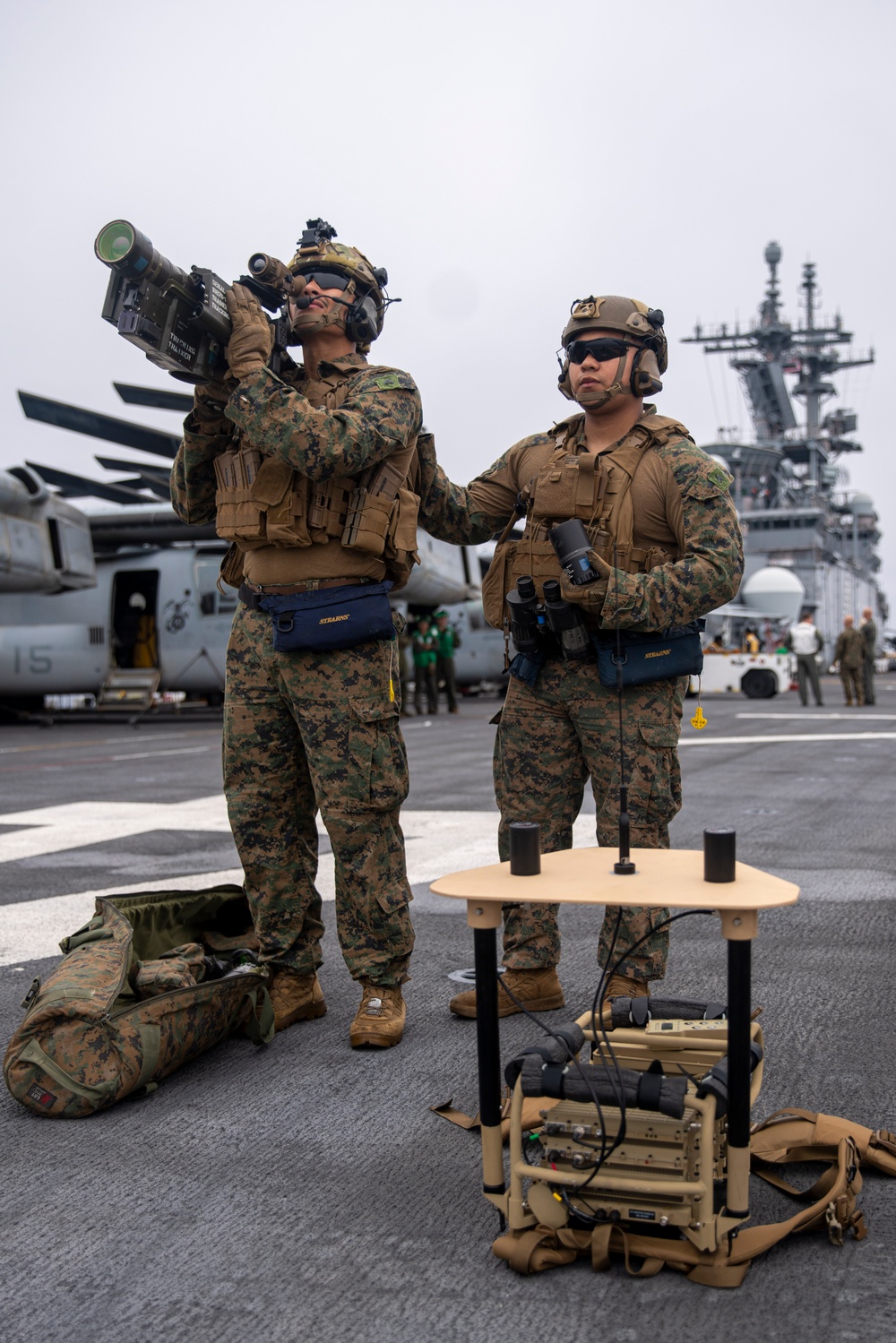 15th MEU, USS Boxer Conduct Counter UAS Drill