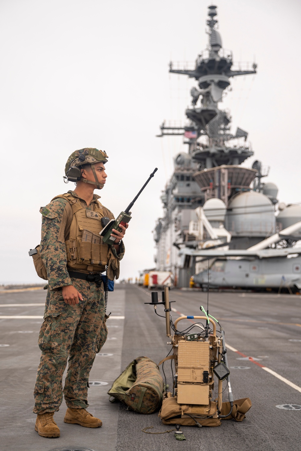 15th MEU, USS Boxer Conduct Counter UAS Drill