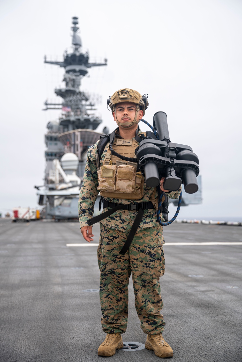 15th MEU, USS Boxer Conduct Counter UAS Drill
