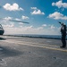 HMCS Max Bernays assists 25th Combat Aviation Brigade UH-60 Black Hawk land on the flight deck