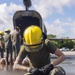 U.S. Marines, Air Force extinguish simulated aircraft fires