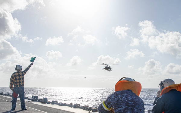 25th Combat Aviation Brigade Deck Landing Qualifications during RIMPAC 2024