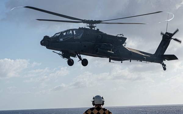 25th Combat Aviation Brigade Deck Landing Qualifications during RIMPAC 2024