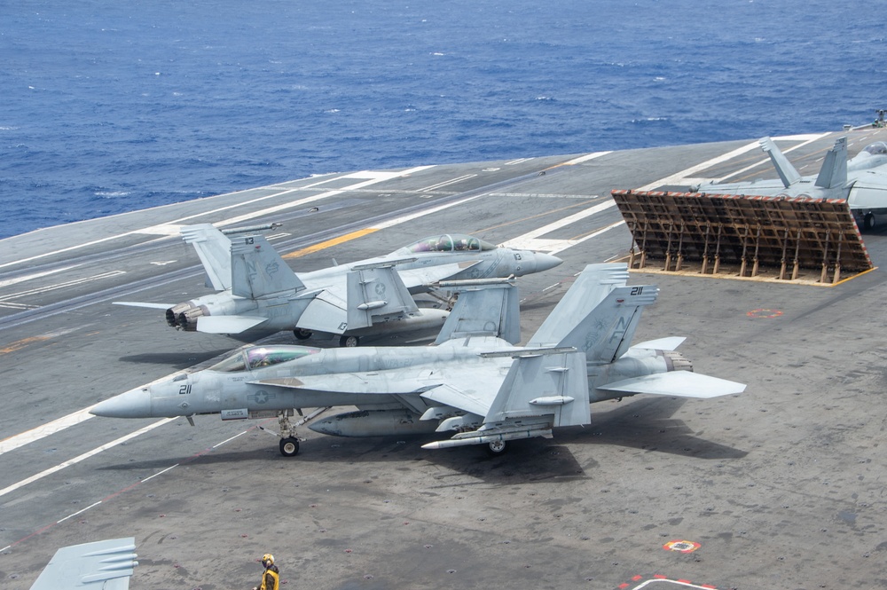 USS Ronald Reagan (CVN 76) conducts flight operations