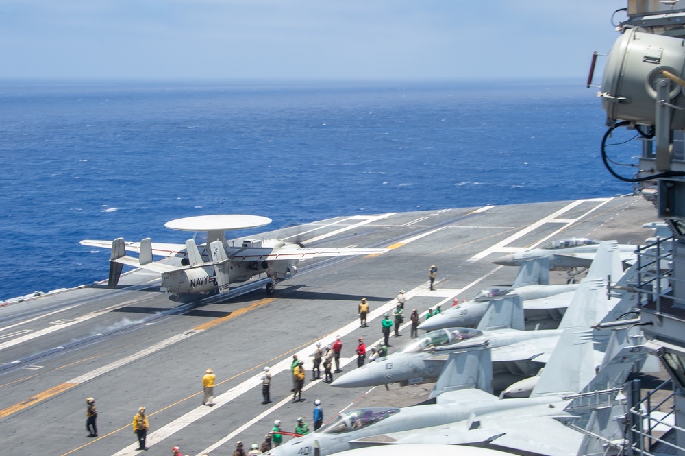 USS Ronald Reagan (CVN 76) conducts flight operations