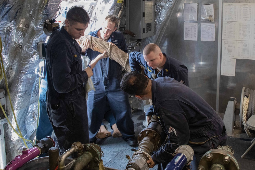 USS Mobile Conducts Refueling