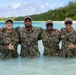 Sailors aboard Diego Garcia receive their Small Boat Qualification