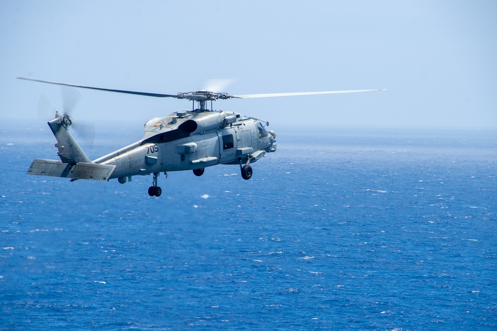 USS Ronald Reagan (CVN 76) conducts flight operations