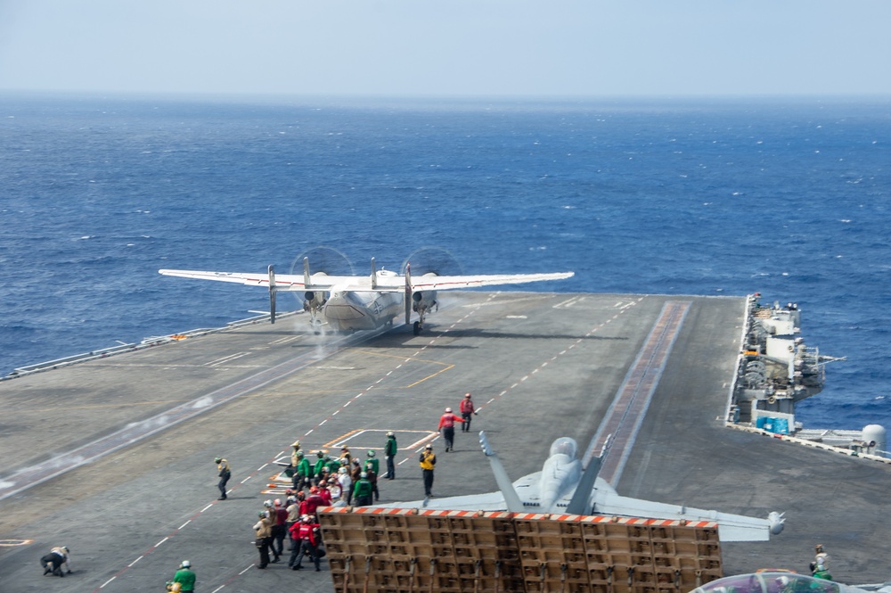 USS Ronald Reagan (CVN 76) conducts flight operations