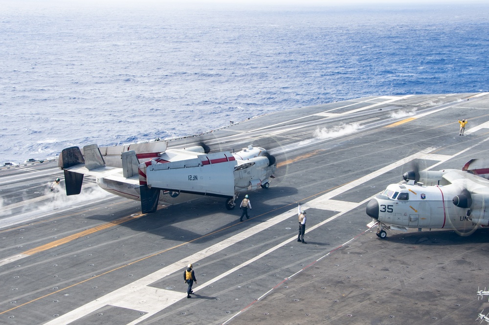 USS Ronald Reagan (CVN 76) conducts flight operations