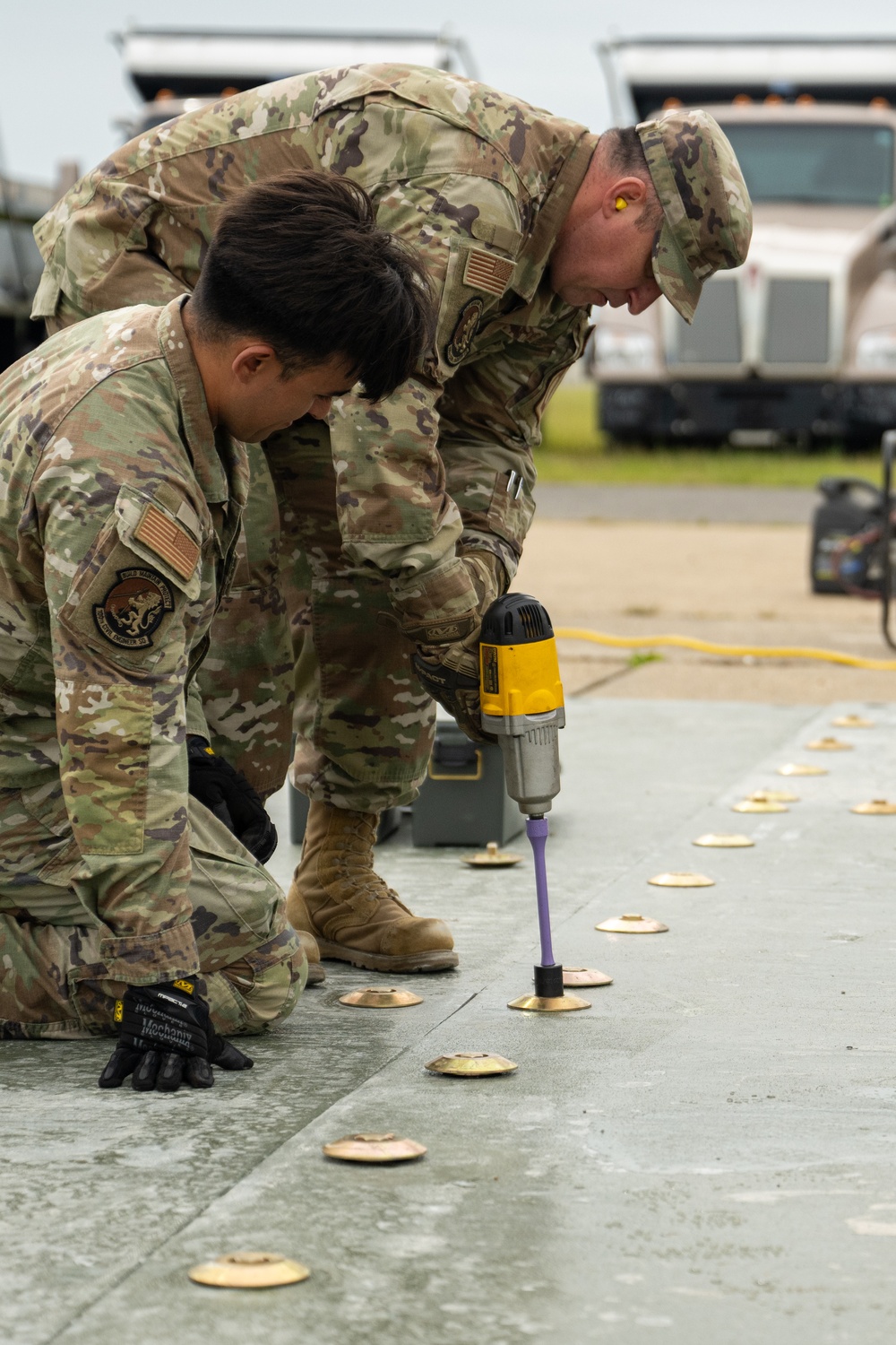 100th CES practice expeditionary airfield operations