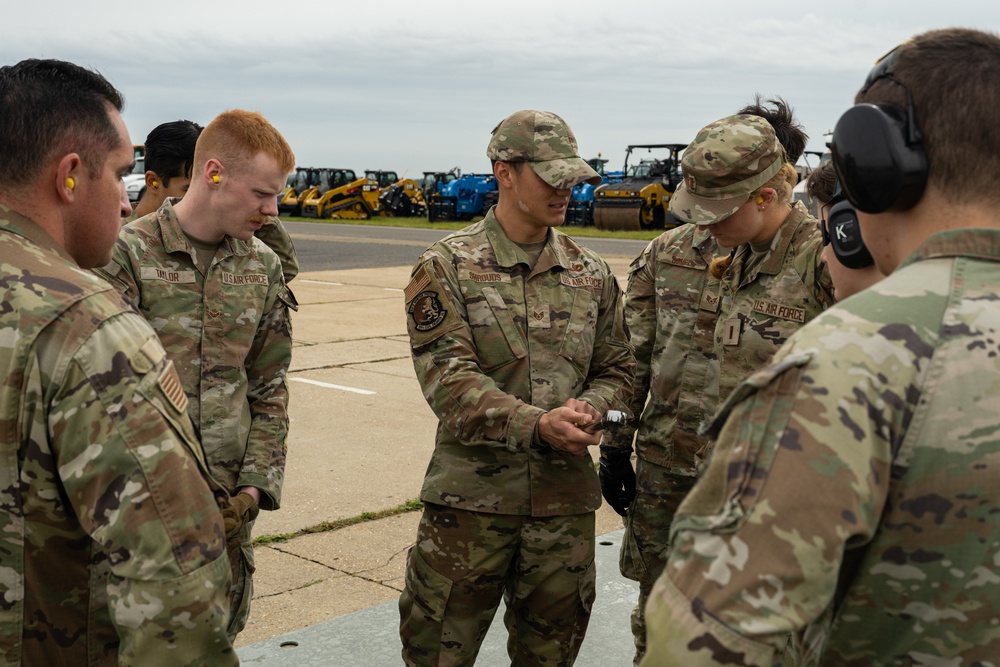 100th CES practice expeditionary airfield operations