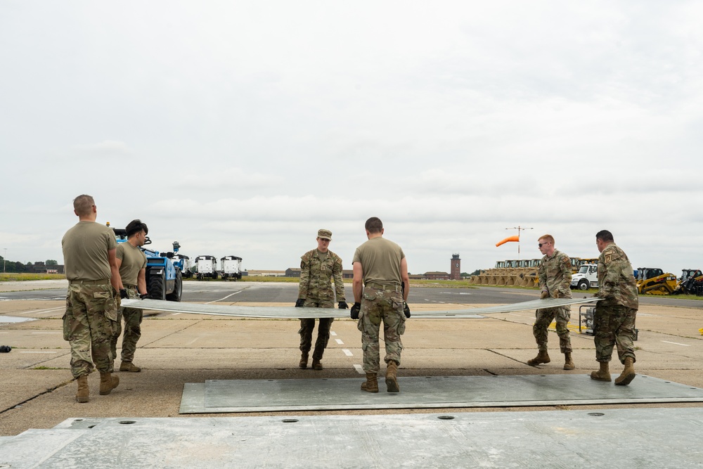 100th CES practice expeditionary airfield operations