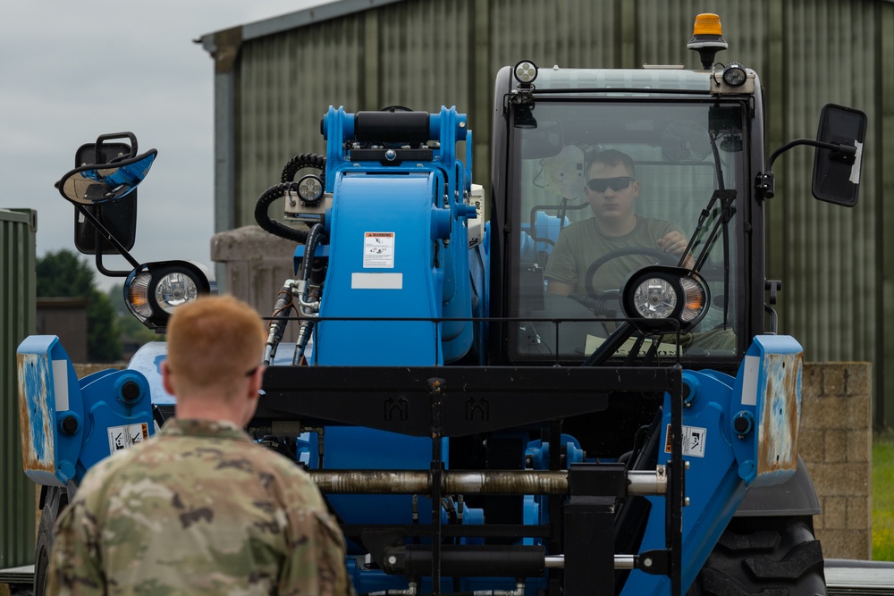 100th CES practice expeditionary airfield operations