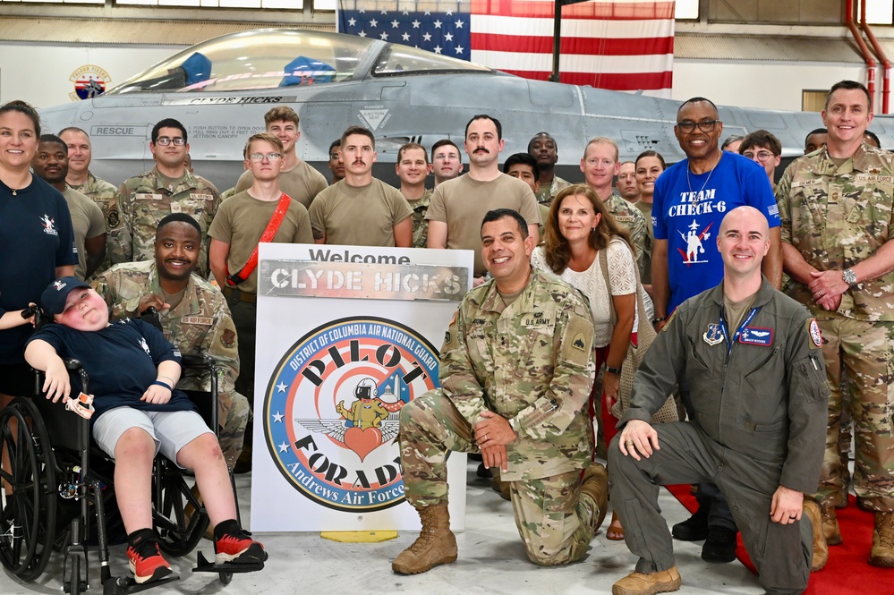 Clyde Hicks: Joint Base Andrews welcomes 35th Pilot for a Day (P4D)