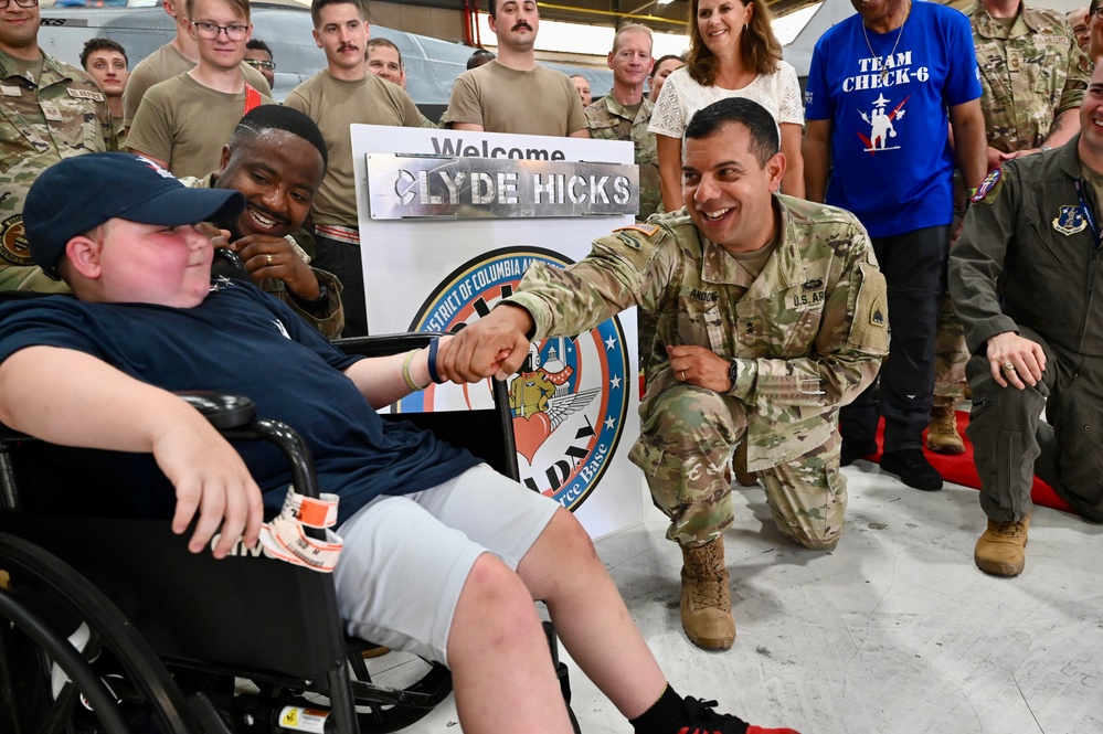 Clyde Hicks: Joint Base Andrews welcomes 35th Pilot for a Day (P4D)