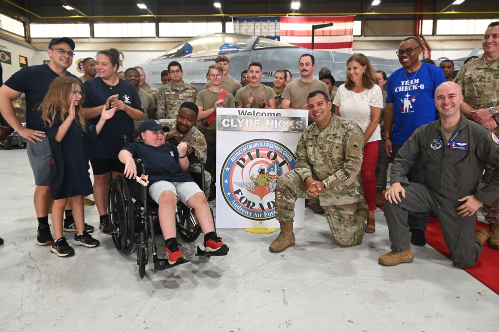 Clyde Hicks: Joint Base Andrews welcomes 35th Pilot for a Day (P4D)