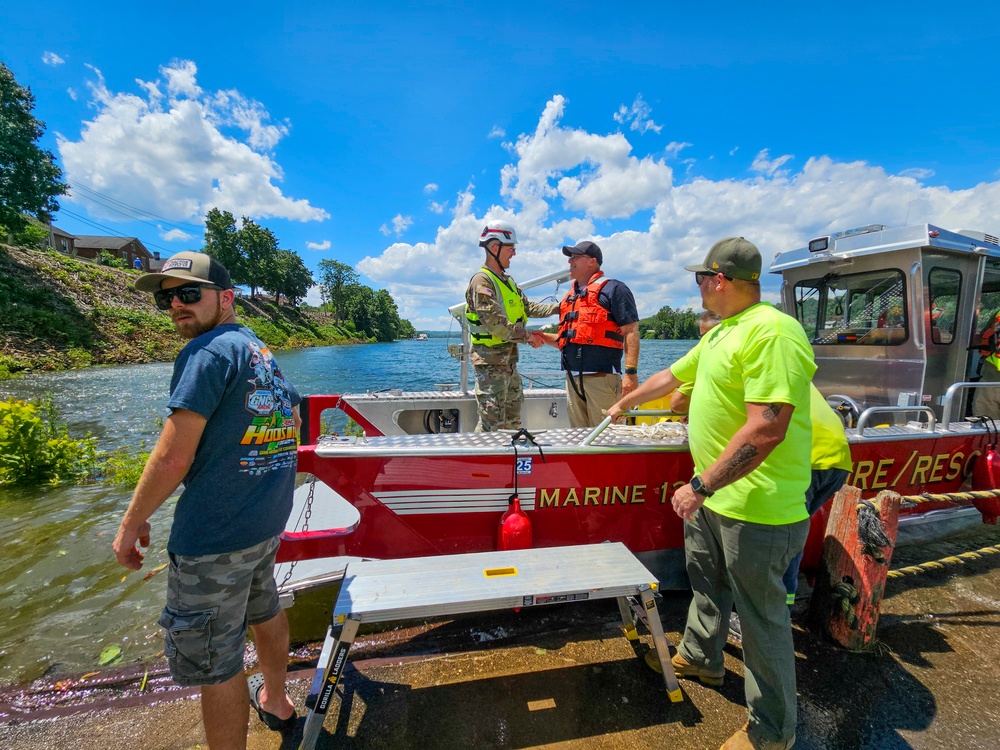 A blast from the past: Pittsburgh District completes first demolition on historic Monongahela River dam